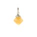 red aventurine gem faceted diamond cut, sterling silver