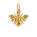 bee charm, gold dipped