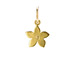 cherry blossom charm, gold dipped