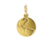 globe charm, gold dipped
