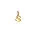 open s charm, gold dipped