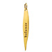 "balance" pointe charm, gold dipped