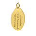 "believe in the possibility charm" gold dipped