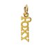 foxy charm, gold dipped