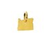 oregon charm, gold dipped