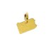 pennsylvania charm, gold dipped