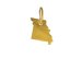 missouri charm, gold dipped