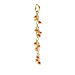 cascading disco beads, rose gold dipped