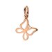 sweet butterfly charm, rose gold