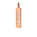 "karma" word charm, rose gold dipped
