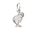 chick charm, sterling silver