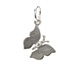 monarch butterfly charm, sterling silver