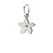 cherry blossom charm, sterling silver