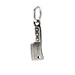 chef's knife charm, sterling silver