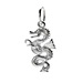 dragon charm, sterling silver