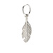 feather charm, sterling silver