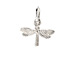 dragonfly charm, sterling silver