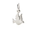 dove charm, sterling silver