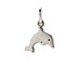 dolphin charm, sterling silver