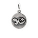 fish charm, sterling silver