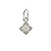 grace's flower charm, sterling silver