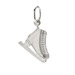 ice skate charm, sterling silver