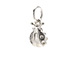 ladybug charm, sterling silver