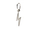 bolt charm, sterling silver