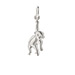 monkey charm, sterling silver