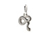 snake charm, sterling silver