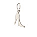 stiletto charm, sterling silver