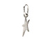 dancing star charm, sterling silver
