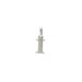 open i charm, sterling silver