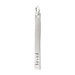 "loved" stick charm, sterling silver
