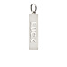 "luck" word charm, sterling silver
