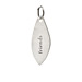 "friends" petal charm, sterling silver