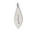 "goddess" petal charm, sterling silver