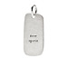 "free spirit" charm, sterling silver