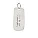 "live by faith, not by fear" charm, sterling silver