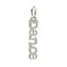 dance charm, sterling silver