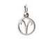 zodiac "aries" charm, sterling silver