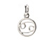 zodiac "cancer" charm, sterling silver