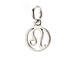zodiac "leo" charm, sterling silver