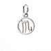 zodiac "scorpio" charm, sterling silver