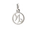 zodiac "capricorn" charm, sterling silver