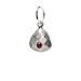 july birthstone charm, sterling silver
