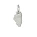 illinois charm, sterling silver