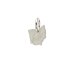 ohio charm, sterling silver