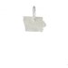 iowa charm, sterling silver