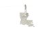 louisiana charm, sterling silver
